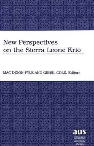 Cover image for New Perspectives on the Sierra Leone Krio