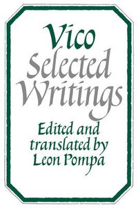 Cover image for Vico: Selected Writings