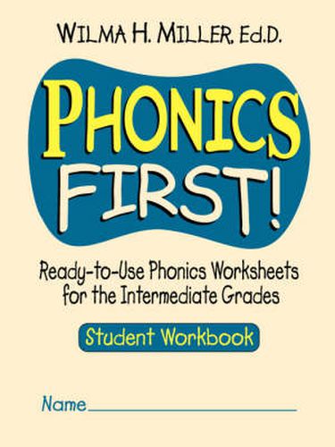 Cover image for Phonics First - Ready-to-Use Phonics Worksheets for the Intermediate Grades