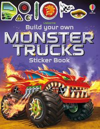 Cover image for Build Your Own Monster Trucks Sticker Book