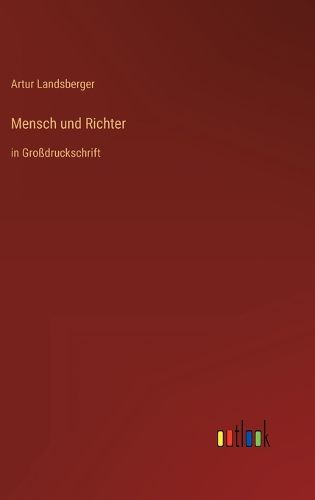 Cover image for Mensch und Richter