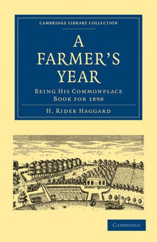 Cover image for A Farmer's Year: Being his Commonplace Book for 1898