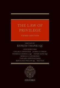 Cover image for The Law of Privilege