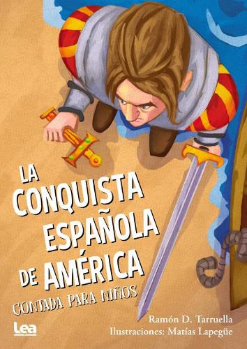 Cover image for La conquista espanola de America contada para ninos