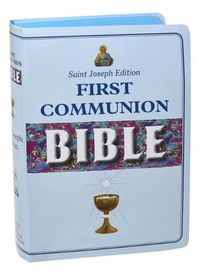 Cover image for New Catholic Bible -- Med. Print Dura Lux (Boys Communion)