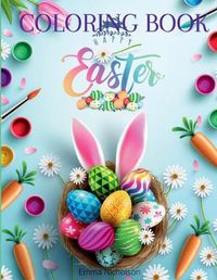 Cover image for Happy Easter Coloring Book