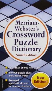 Cover image for Merriam Webster's Crossword Puzzle Dictionary