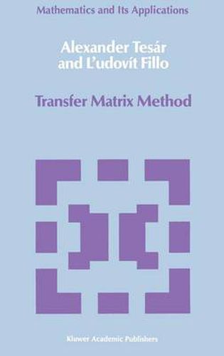Cover image for Transfer Matrix Method: (Enlarged and revised translation)