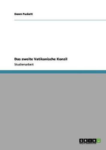 Cover image for Das zweite Vatikanische Konzil