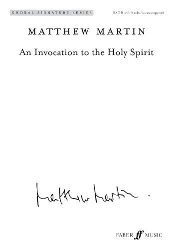 Cover image for An Invocation to the Holy Spirit: Satb & Soprano Solo, A Cappella (Latin Language Edition), Choral Octavo