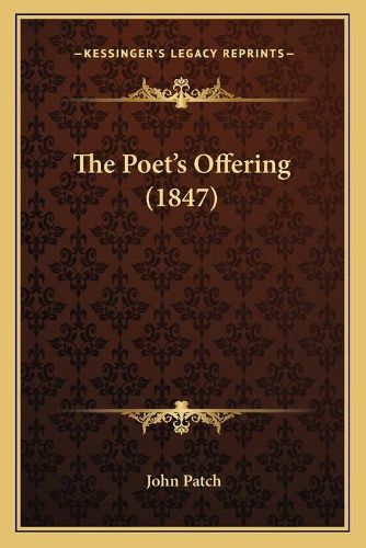 Cover image for The Poet's Offering (1847)