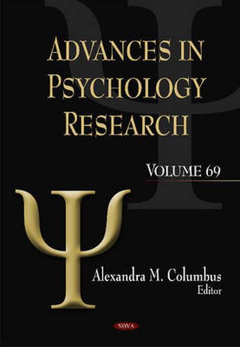 Cover image for Advances in Psychology Research: Volume 69