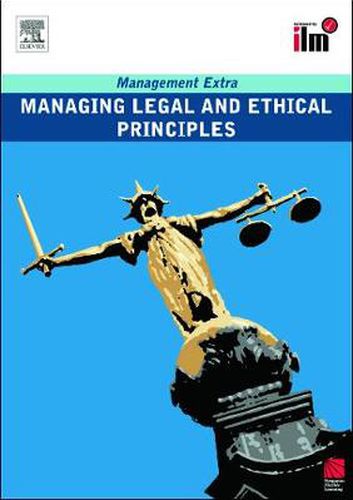 Cover image for Managing Legal and Ethical Principles: Revised Edition