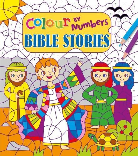 Cover image for Colour by Numbers: Bible Stories