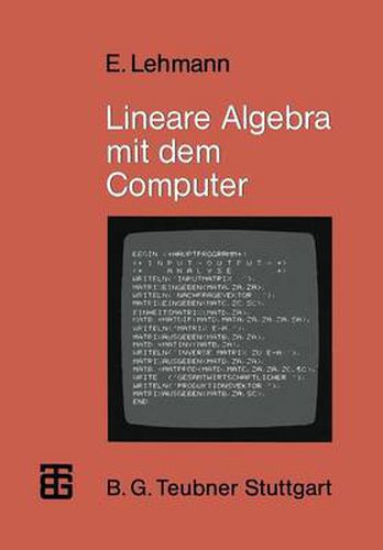 Cover image for Lineare Algebra Mit Dem Computer