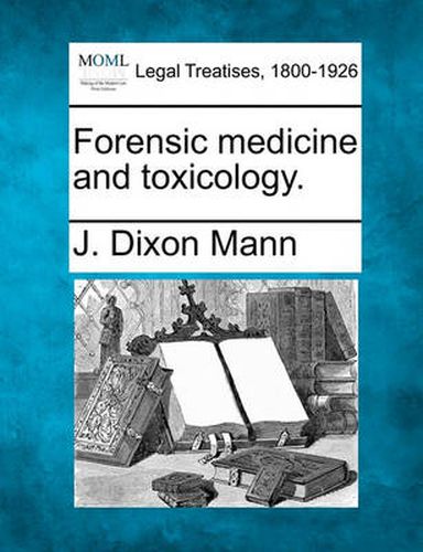 Cover image for Forensic Medicine and Toxicology.