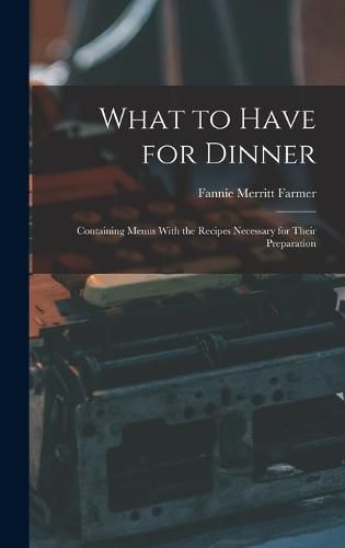 Cover image for What to Have for Dinner