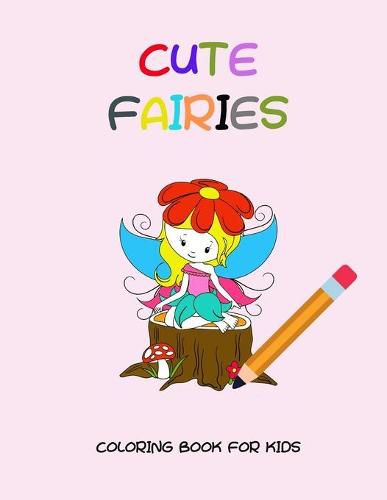 Cover image for Cute fairies coloring book for kids