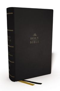 Cover image for KJV, Center-Column Reference Bible with Apocrypha, Hardcover, 73,000 Cross-References, Red Letter, Comfort Print: King James Version