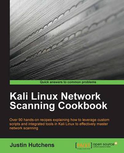 Cover image for Kali Linux Network Scanning Cookbook