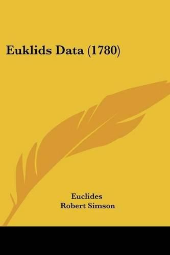 Euklids Data (1780)