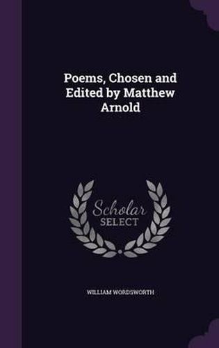 Cover image for Poems, Chosen and Edited by Matthew Arnold