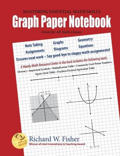 Cover image for Graph Paper Notebook: Great for All Math Classes