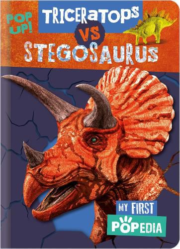 Cover image for Triceratops vs Stegosaurus (My First Popedia)