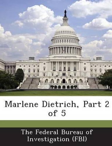 Cover image for Marlene Dietrich, Part 2 of 5