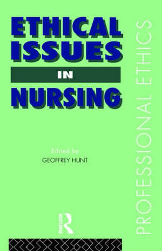 Cover image for Ethical Issues in Nursing