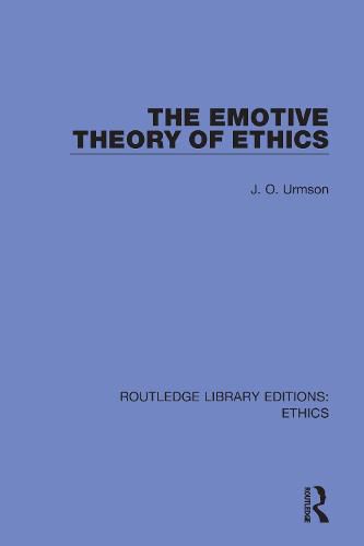 Cover image for The Emotive Theory of Ethics