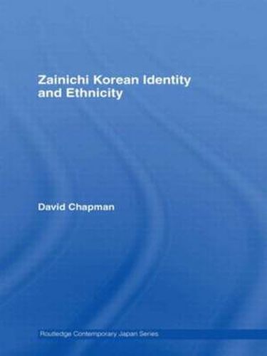Cover image for Zainichi Korean Identity and Ethnicity