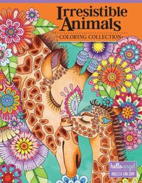 Cover image for Hello Angel Irresistible Animals Coloring Collection