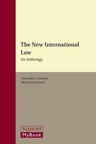 Cover image for The New International Law: An Anthology