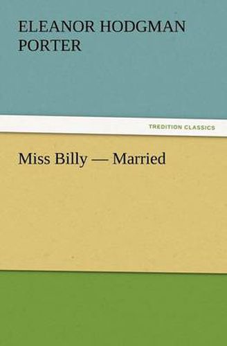 Cover image for Miss Billy - Married