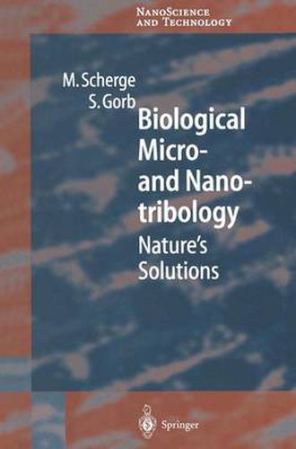 Cover image for Biological Micro- and Nanotribology: Nature's Solutions