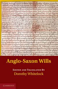 Cover image for Anglo-Saxon Wills