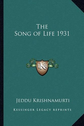 The Song of Life 1931