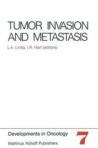 Cover image for Tumor Invasion and Metastasis
