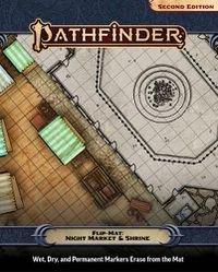 Cover image for Pathfinder Flip-Mat: Night Market & Shrine (P2)