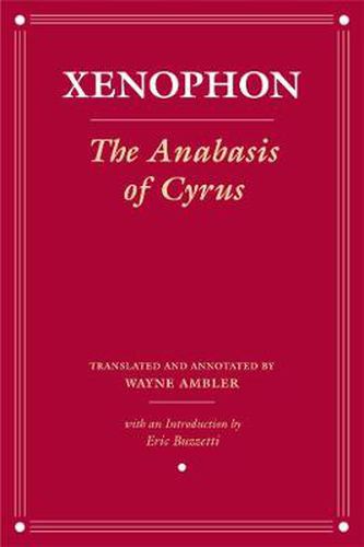 Cover image for Anabasis of Cyrus
