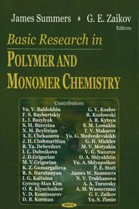 Cover image for Basic Research in Polymer & Monomer Chemistry