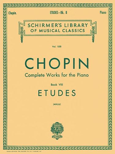 Cover image for Etudes: Complete Works for the Piano Book VIII