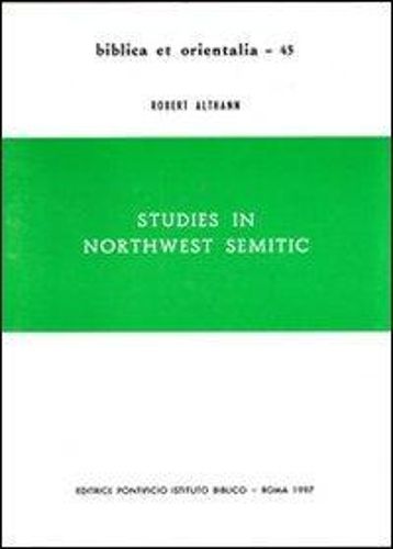 Cover image for Studies in Northwest Semitic