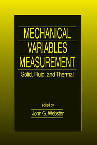 Cover image for Mechanical Variables Measurement - Solid, Fluid, and Thermal