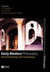 Cover image for Early Modern Philosophy: Essential Readings with Commentary