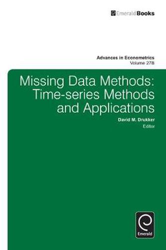 Cover image for Missing Data Methods: Time-Series Methods and Applications