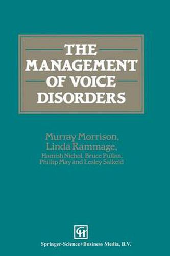 Cover image for The Management of Voice Disorders