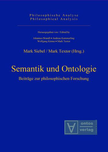 Cover image for Semantik und Ontologie