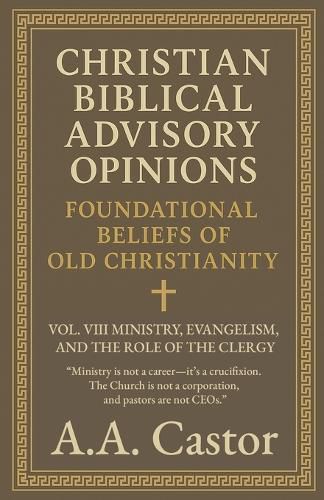 Cover image for Christian Biblical Advisory Opinions